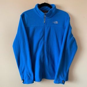 The North Face Boys XL Blue Fleece Zip Up Jacket